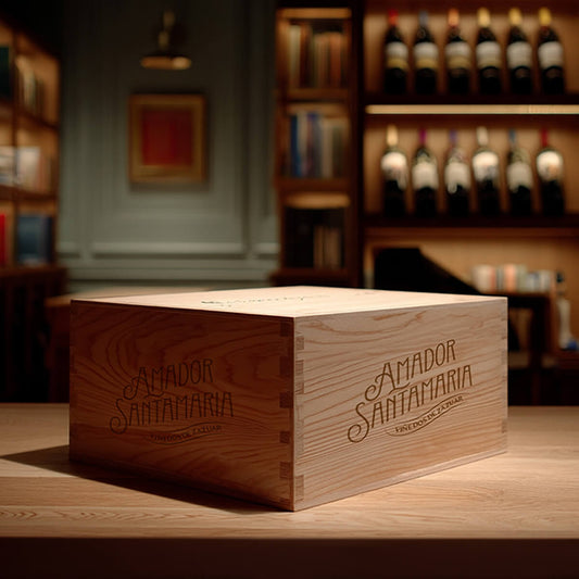 6 Bottle Wooden Case